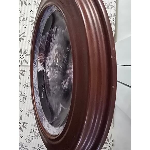 Vintage 1995 Bradford Exchange Mystic Spirit“Keeper of the Night”Wolf Plate - Picture 6 of 16